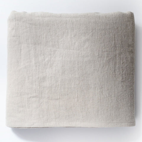 Natural Linen Color Luxury Soft 100% Linen Bed Sheet