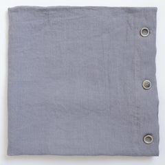 Luxury Linen Anthracite Gray Pillowcase With/Without Buttons