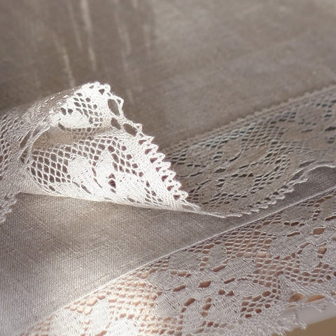 Kitchen Towel with flower lace