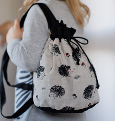 Linen Backpack with different prints