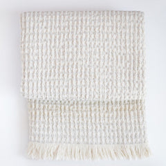 Linen throw Waffle - Linen Room Latvia