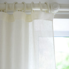 Linen Curtain with square