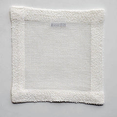 Napkin Boucle serviettes Linen Room Latvia 18 x 18 cm white 