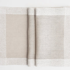Napkin Boucle serviettes Linen Room Latvia 37 x 45 cm gray & white 