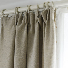 Linen Curtain Boucle