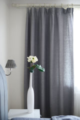 Linen Curtain Boucle